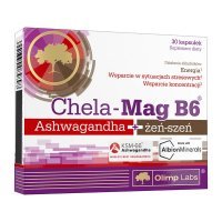 Olimp Chela-Mag B6 Ashwagandha+żeń-szeń ka