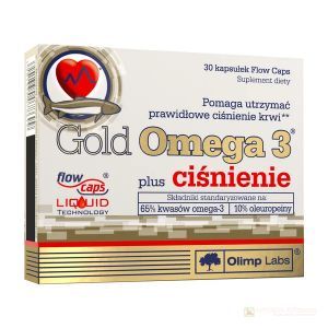 OLIMP Gold Omega 3 plus ciśnienie kaps. 30