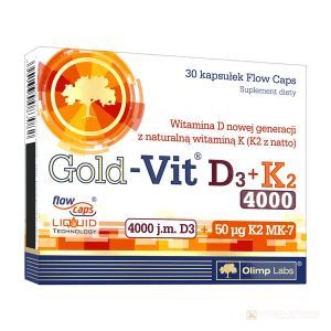 Olimp Gold Vit D3 + K2 4000 kaps. 30kaps.