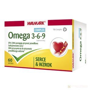 Omega 3-6-9 olej rybi, siemienia i ogórecznika x 60 kaps.