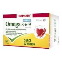 Omega 3-6-9 olej rybi, siemienia i ogórecznika x 60 kaps.