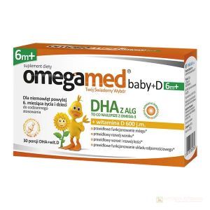 OMEGAMED Baby+D 6m+ kaps.twistoff 30kaps.