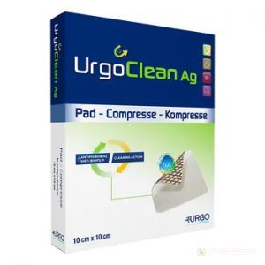 Opatr. UrgoClean Ag 10 x 10cm 1 szt.