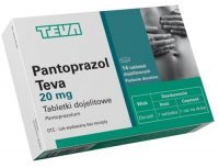 Pantoprazol Teva 20 mg x 14 tab.dojelitowych
