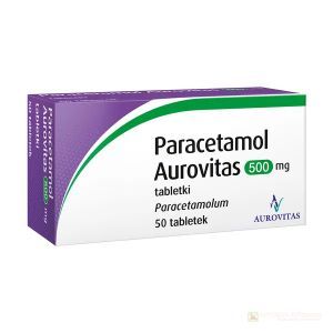 Paracetamol Aurovitas tabl. 0,5 g 50 tabl.