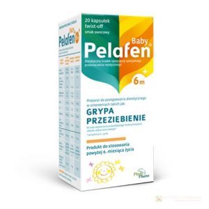 Pelafen Baby od 6 m-ca, smak owocowy x 20 kaps.