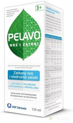 Pelavo Nos i Zatoki 3+, zatkany nos 120 ml