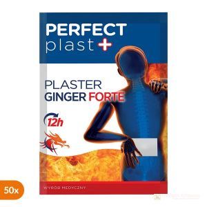 PERFECT Plast Plaster Ginger Forte 50szt.