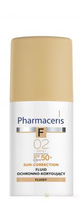 PHARMACERIS F Fluid ochr-kor.02 SAND SPF50