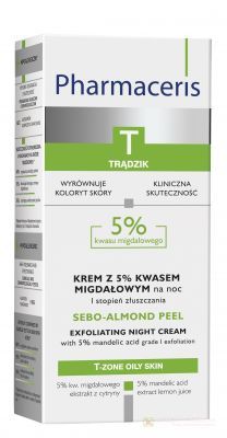 Pharmaceris T Sebo-Almond Peel 5%, krem do twarzy 50 ml