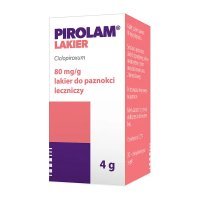 Pirolam lakier do paznokci leczniczy 80 mg/g 4 g