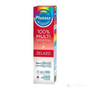 Plusssz 100% Multiwitamina + Żelazo tabl.m