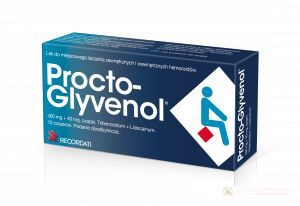 Procto-Glyvenol 400 mg + 400 mg x 10 czop. do odbytniczych