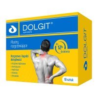 Dolgit plastry rozgrzewające 10 plast.