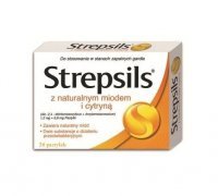 Strepsils z miodem i cytryną x 36 past.