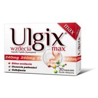 Ulgix Wzdęcia Max 240 mg x 30 kaps.