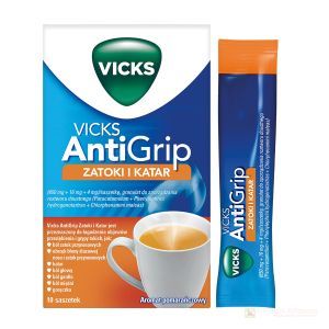 Vicks Antigrip Zatoki i Katar 10 sasz.