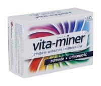 Vita-miner, zestaw witamin i minerałów x 60 draż.