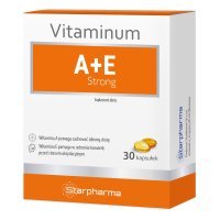 Vitaminum A+E Strong kaps. 30 kaps.