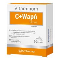 Vitaminum C + Wapń Strong kaps. 30 kaps.