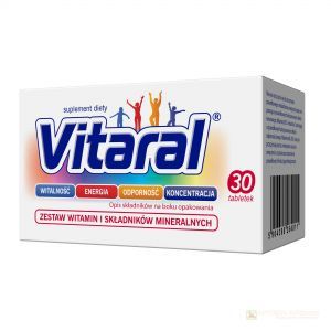 Vitaral tabl.drażow. 30 tabl.