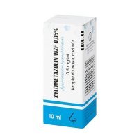 Xylometazolin WZF 0.05%, krople do nosa 10 ml