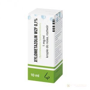 Xylometazolin WZF 0.1%, krople do nosa 10 ml