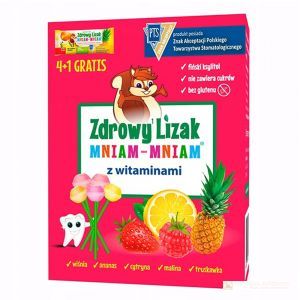 Zdrowy Lizak Mniam-Mniam z witaminami 4+1